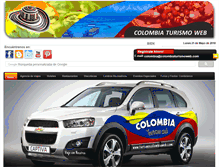 Tablet Screenshot of colombiaturismoweb.com